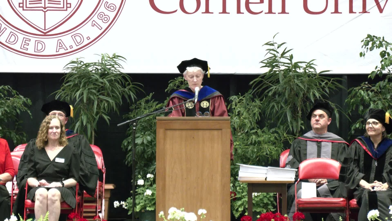 Biological Sciences Recognition Ceremony 2024 - Cornell Video