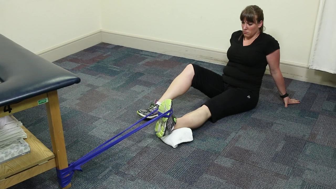 Ankle Dorsiflexion with Band - Cornell Video