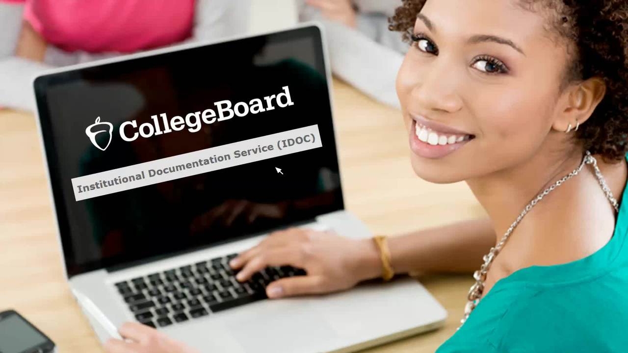 Using College Board's IDOC service in the financial aid application