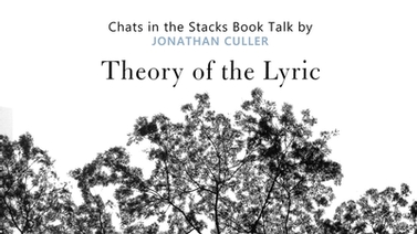 book cover for Theory of the Lyric
