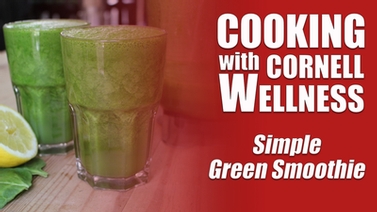 Video thumbnail for simple green smoothie demo.