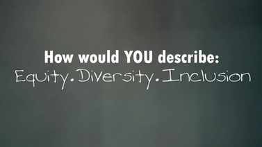 How would you describe: Equity. Diversity. Inclusion