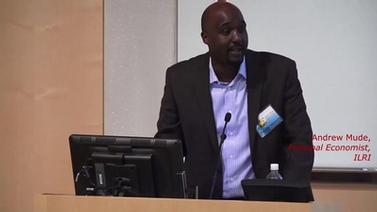 Andrew Mude at Mobile Money, Financial Inclusion, and Development in Africa Symposium