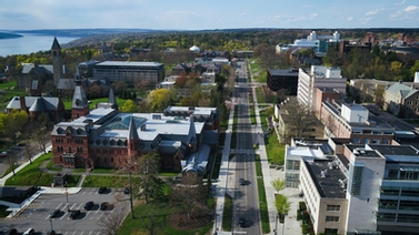 aerial view of Feeney Way