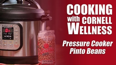 Video thumbnail for pressure cooker pinto beans demo.