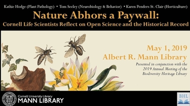 title slide reads, 'Nature Abhors a Paywall'