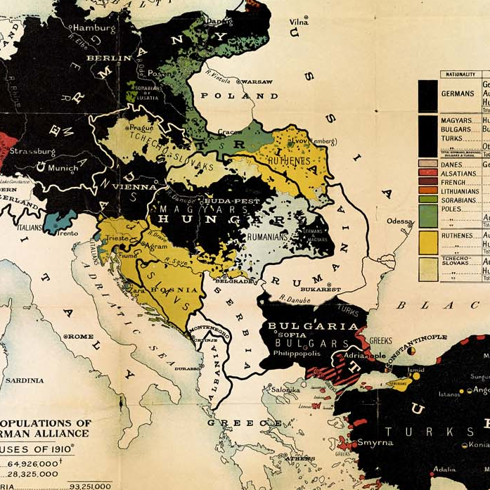 Карта османской империи 1914 года