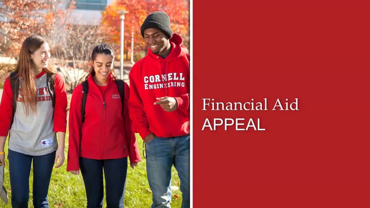 Filing A Financial Aid Appeal - Cornell Video