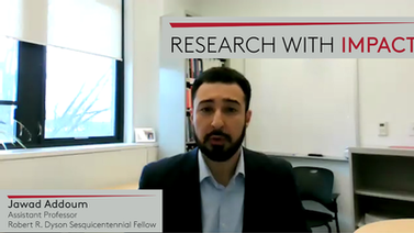 Research with impact: Jawad Addoum, finance