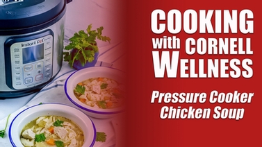 Video thumbnail for Pressure Cooker Chicken Soup Cooking Demo.
