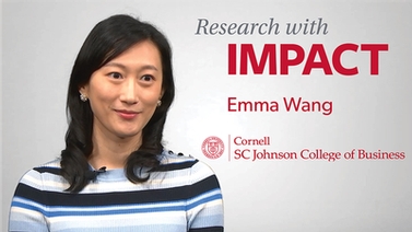 Research with Impact Emma Wang.