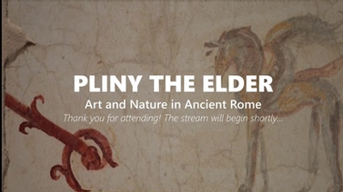 Pliny the Elder title card.