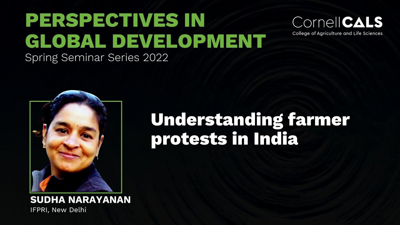 Sudha Narayanan: Understanding farmer protests in India