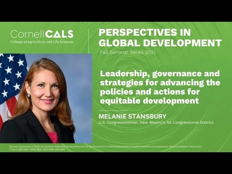Leadership, governance & strategies for advancing the policies & actions for equitable development